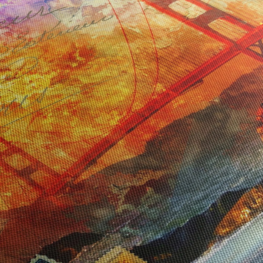 Obraz - Golden Gate, San Francisco, Kalifornia (170x50 cm)