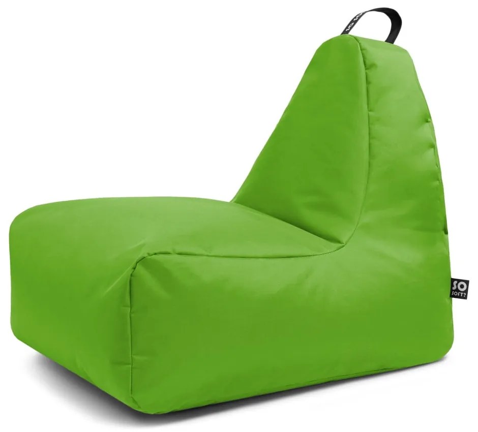Zielony worek do siedzenia Chill L – So Soft?