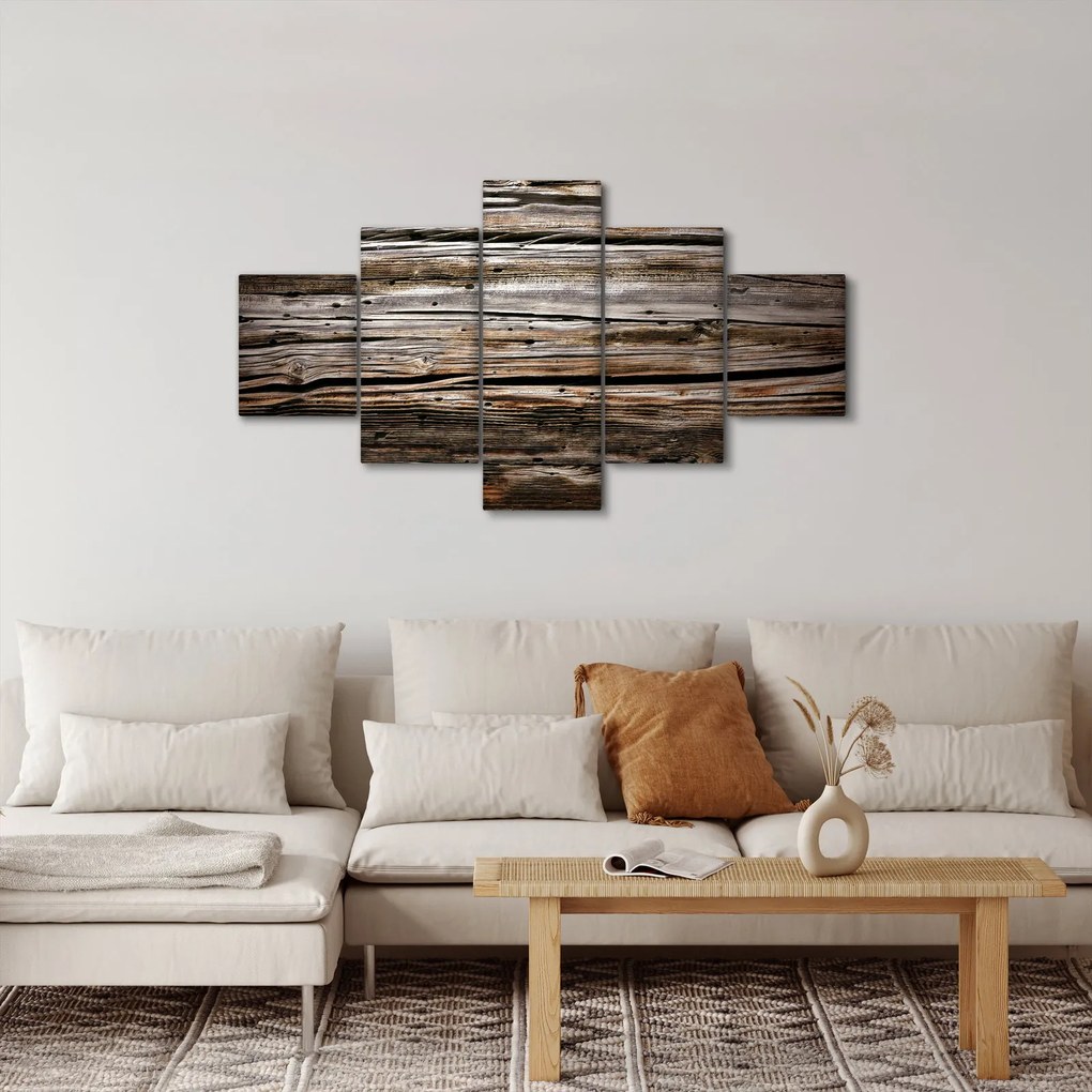 Obraz - drewno sezonowe (125x70 cm)