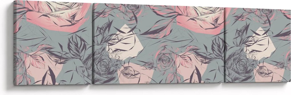 Obraz - Róża (170x50 cm)