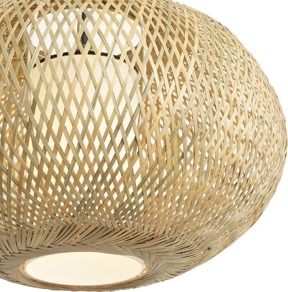 Lampa wisząca Japandi Bamboo 50 cm IP44 - Moana