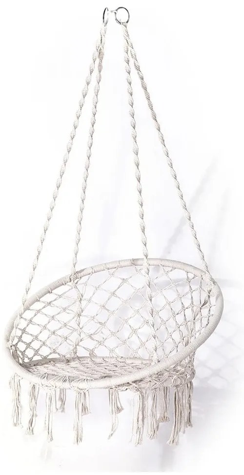 Beżowy fotel wiszący Bonami Essentials Hylla
