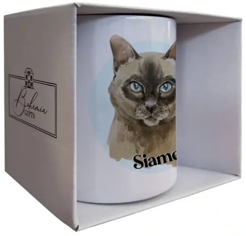 Bohemia Gifts Ceramiczny kubek - Siamese, 350 ml