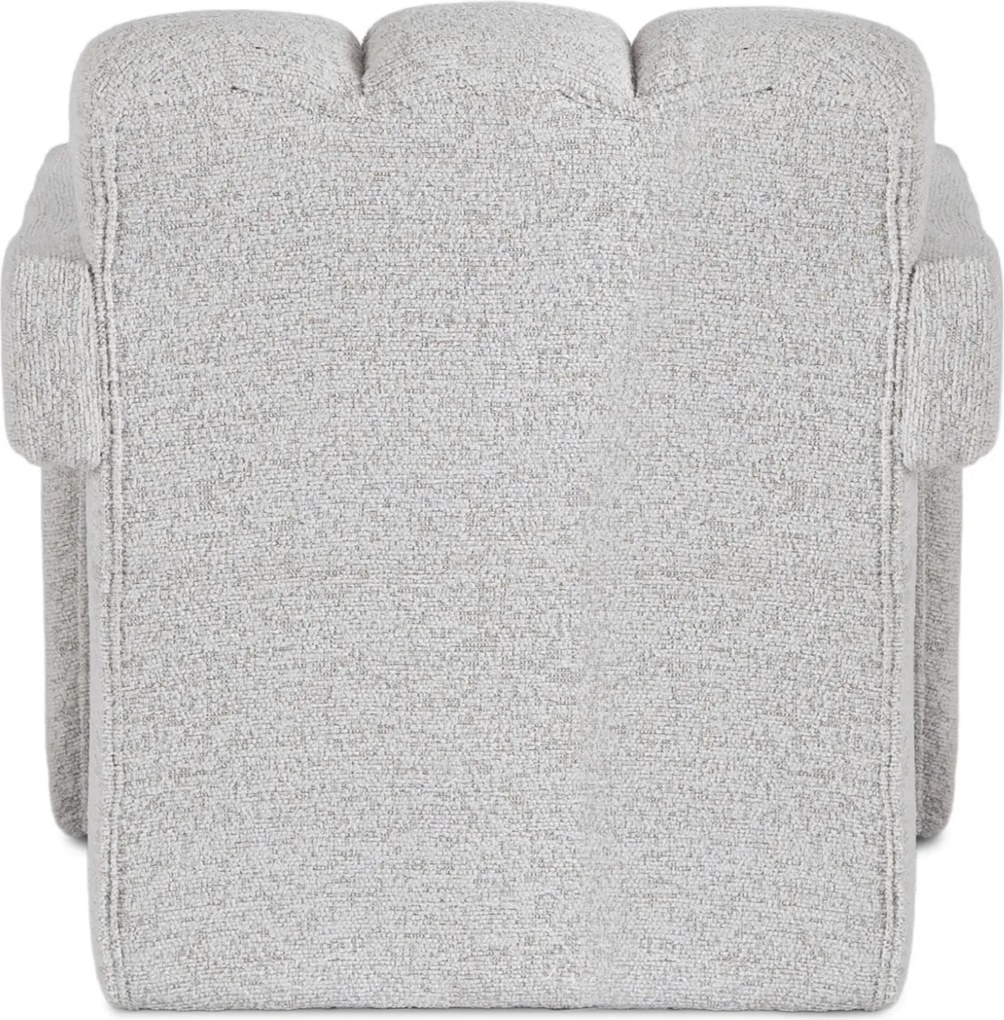 Szary fotel nowoczesny do salonu T7-K89