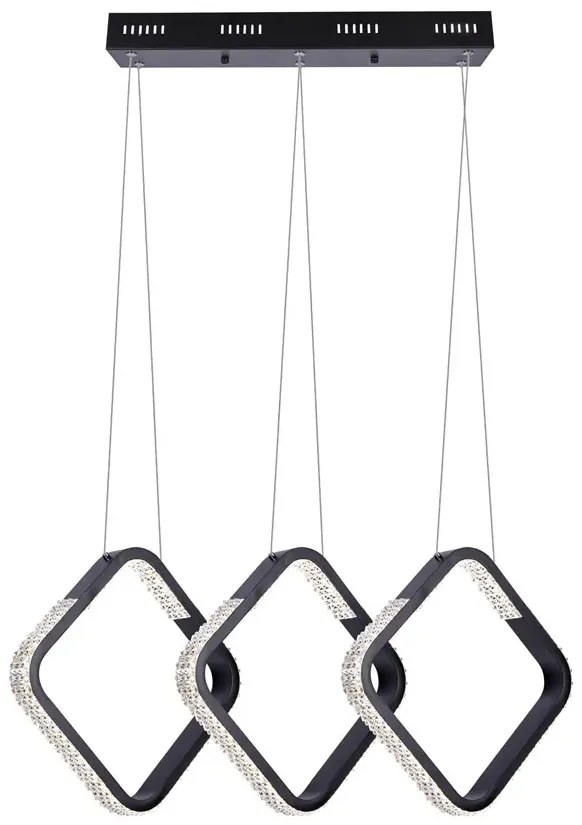 Potrójna lampa wisząca glamour - 6X S859 Z7-D89