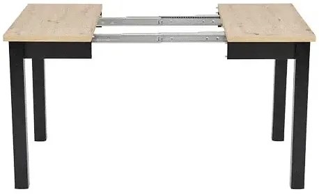 Stół rozkładany QUBIK 80(200)x80 dąb artisan/czarny HALMAR