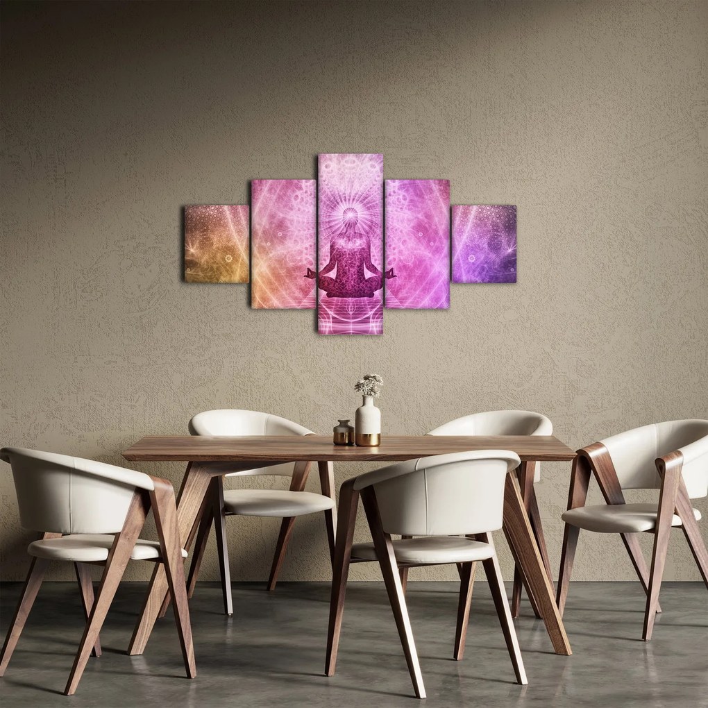 Obraz - aura medytacji (125x70 cm)