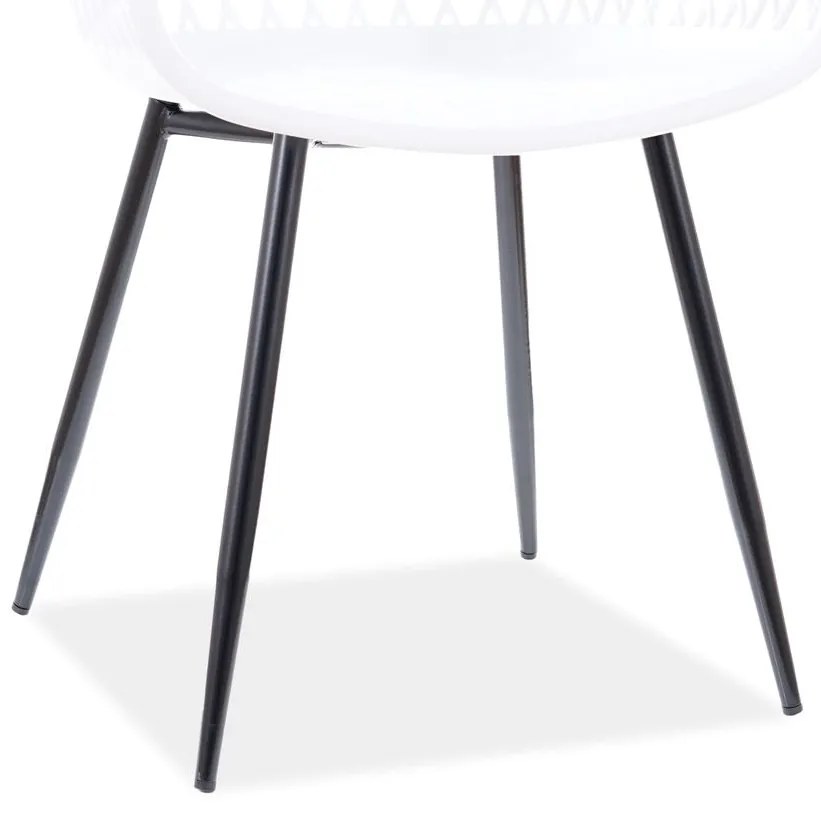 PROMOCJA Białe plastikowe krzesło CORRAL B II. jakość