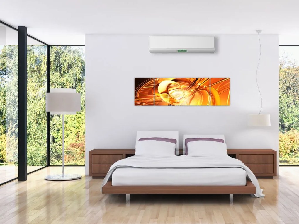 Obraz abstrakcji (170x50 cm)