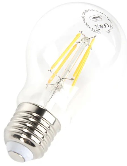 Zestaw 5 żarówek LED E27 z możliwością ściemniania A60 5W 470lm 2700K