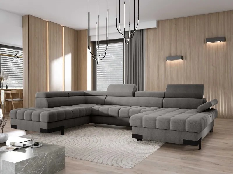 Narożnik SELVA XL Lewostronny z funkcją spania i pojemnikiem AUSTIN 19 WERSAL