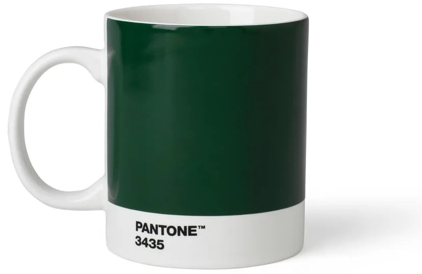 Ciemnozielony ceramiczny kubek 375 ml Dark Green 3435 – Pantone