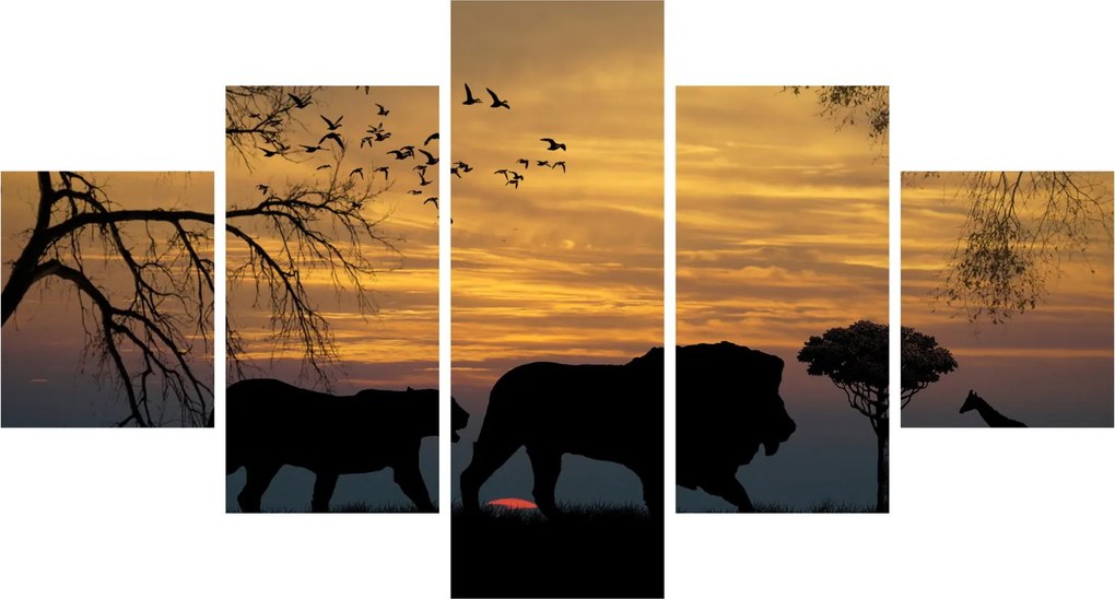 Obraz Safari (125x70 cm)