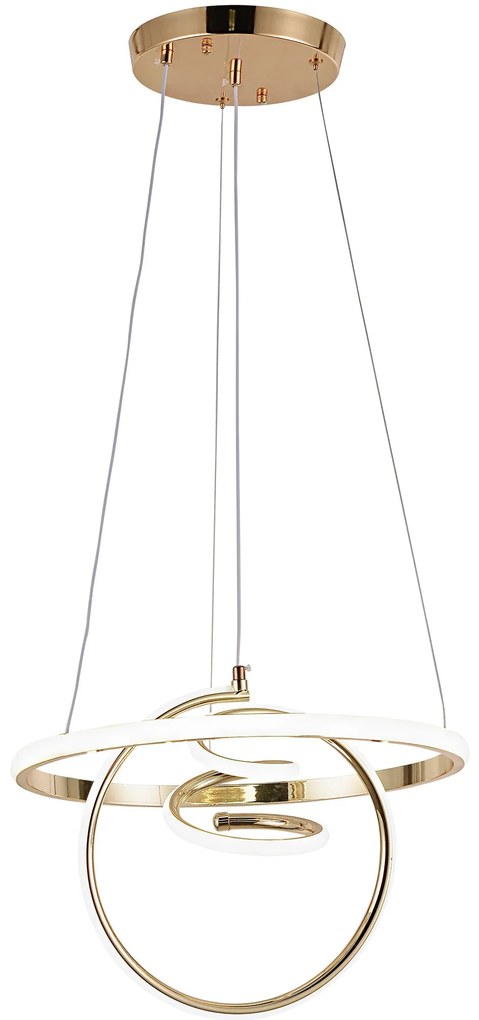 LAMPA WISZĄCA LED G066-CP Złota