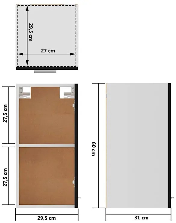 Zestaw białych nowoczesnych mebli kuchennych K8-B98