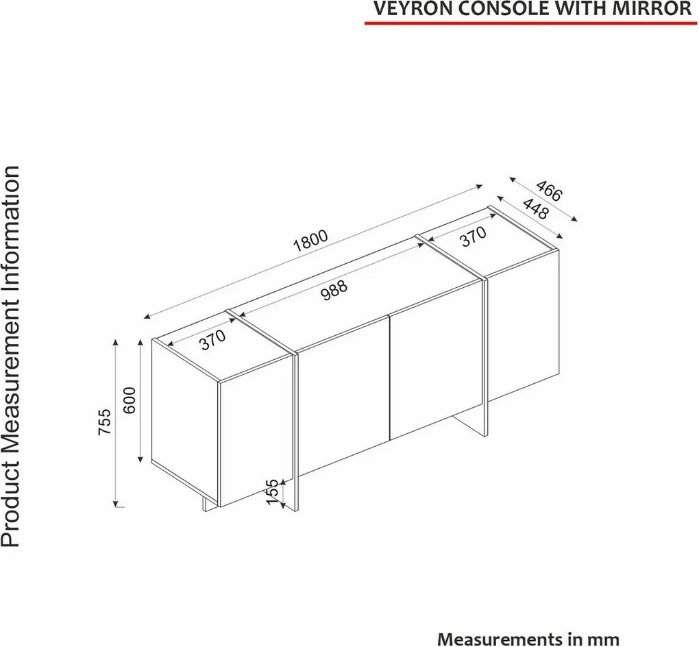 Szafka Veyron Travertine and Sandstone