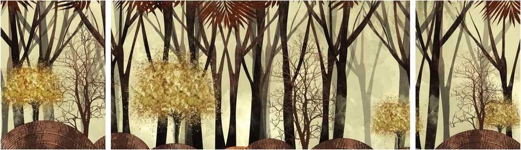 Obraz - Las dekoracyjny (170x50 cm)