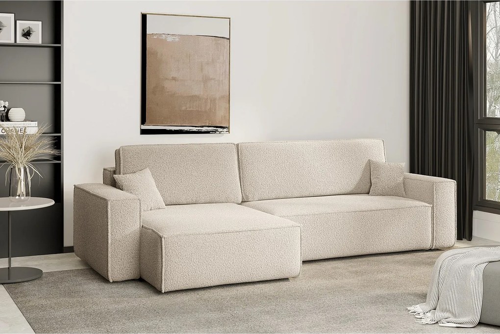 Narożnik Karl XL tkanina Quelle 06 latte