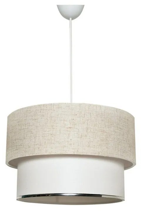 Lampa wisząca TM121 kremowa, biała
