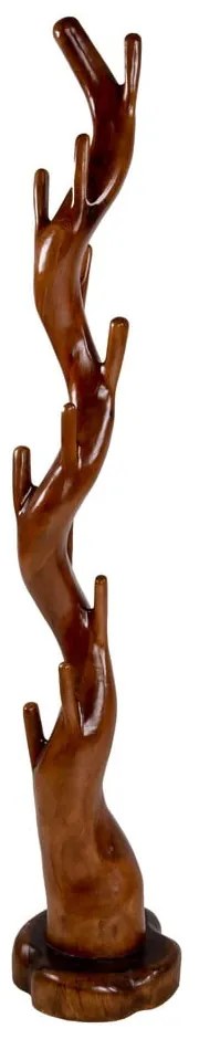 Wieszak w dekorze egzotycznego drewna Suar – Deco Pleasure