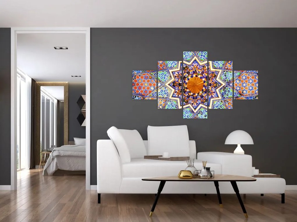 Obraz mozaiki (125x70 cm)