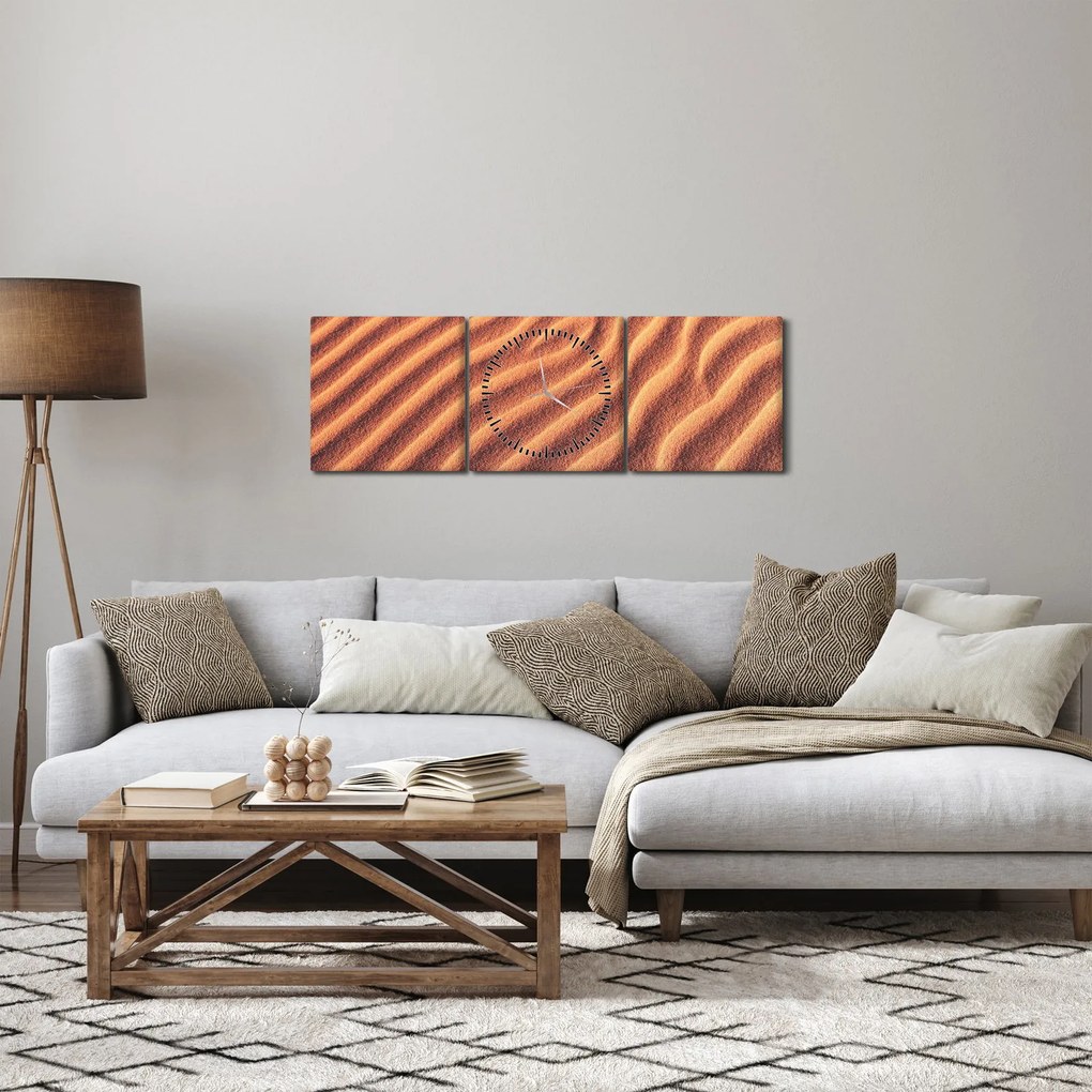 Obraz pustyni (z zegarem) (90x30 cm)