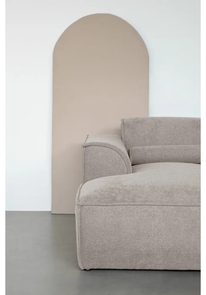 Beżowy narożnik (prawostronny/w kształcie litery U) Flex Felix – Miuform