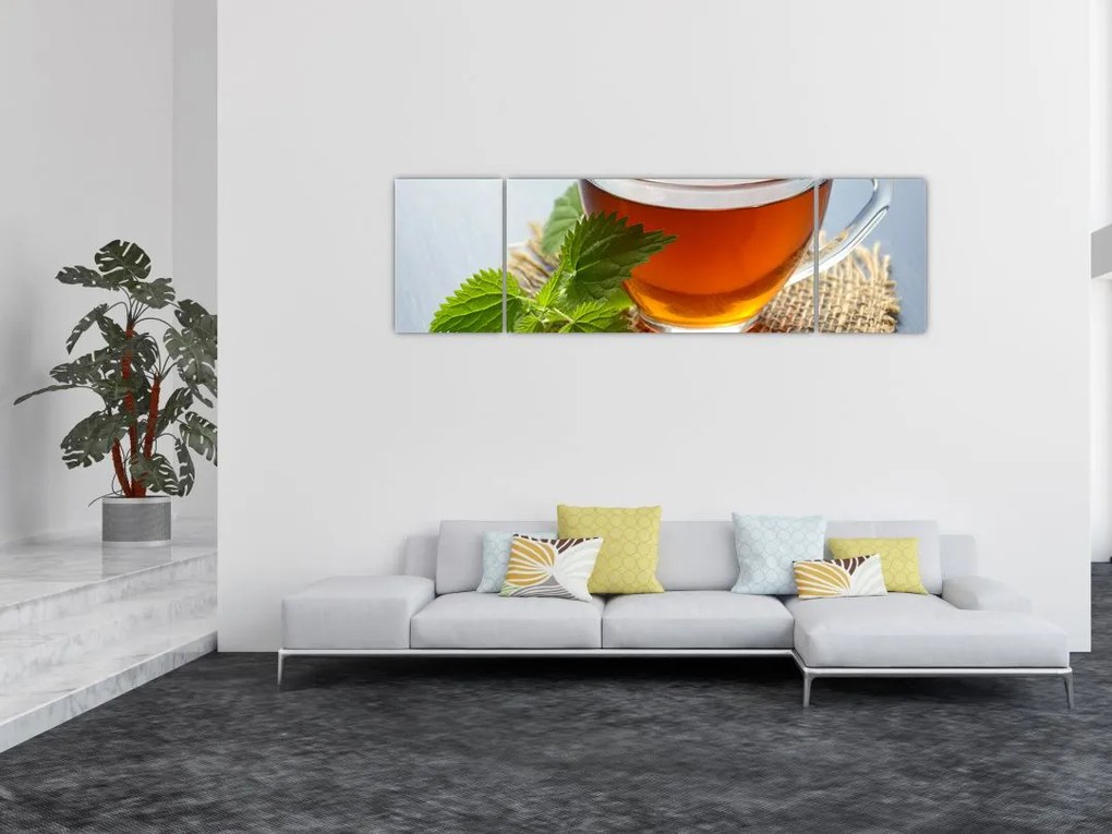 Obraz filiżanki herbaty (170x50 cm)