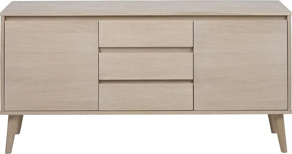 Drewniana komoda na nóżkach boho - G0-B40
