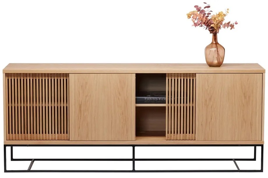 Niska komoda w dekorze dębu 188x75 cm Ende – Woodman