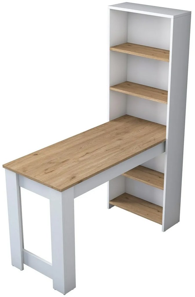 Stolik kosmetyczny Milano White and Walnut