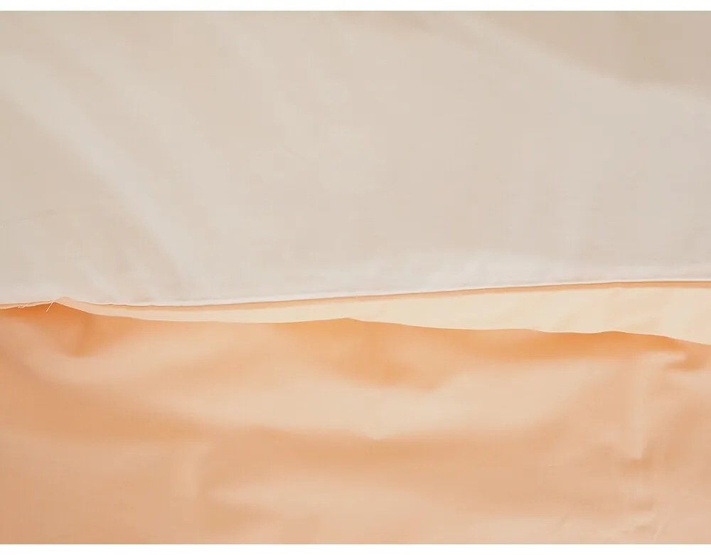 B.E.S. Petrovice Pościel bawełniana Double face morelowy/popielaty