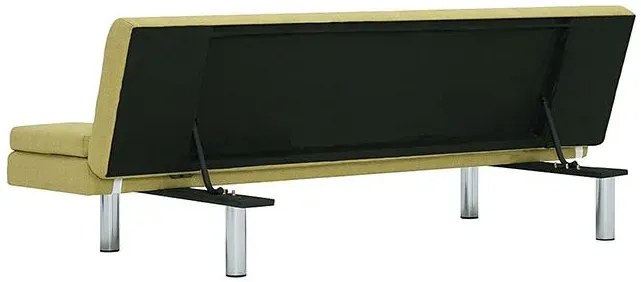 Kanapaz rozkładanym oparciem -zielona C2-P01