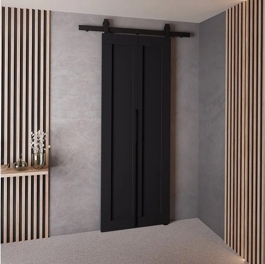 Drzwi Przesuwne QUDIO M1 Czarny 60