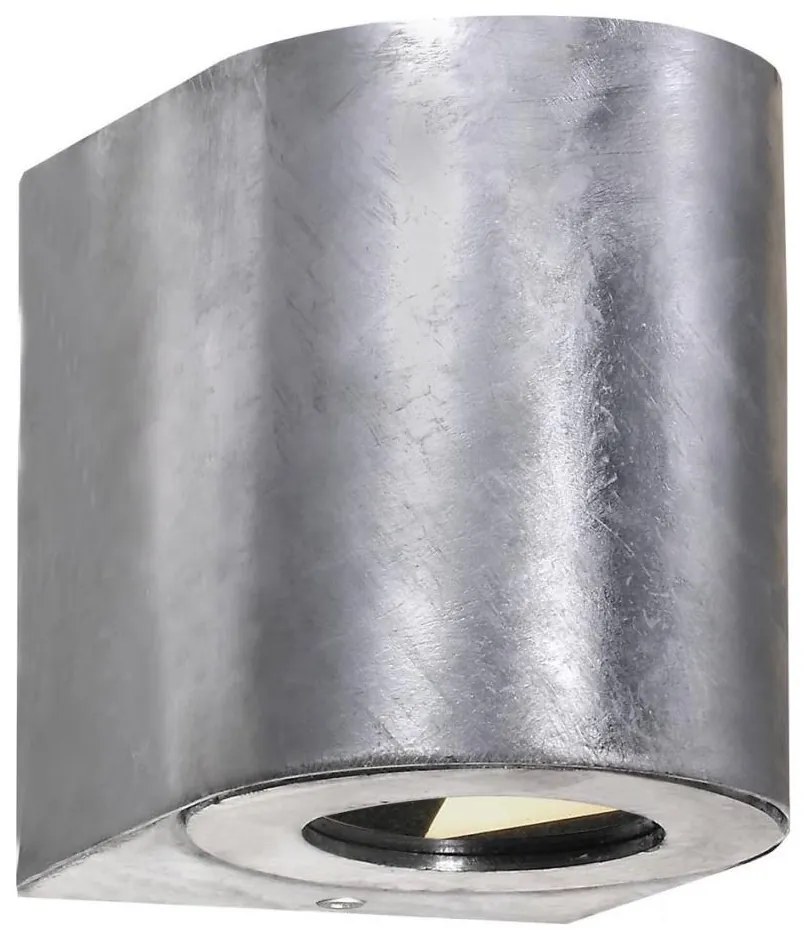 Nordlux - Zewnętrzny kinkiet LED CANTO 2xLED/6W/230V IP44 srebrny