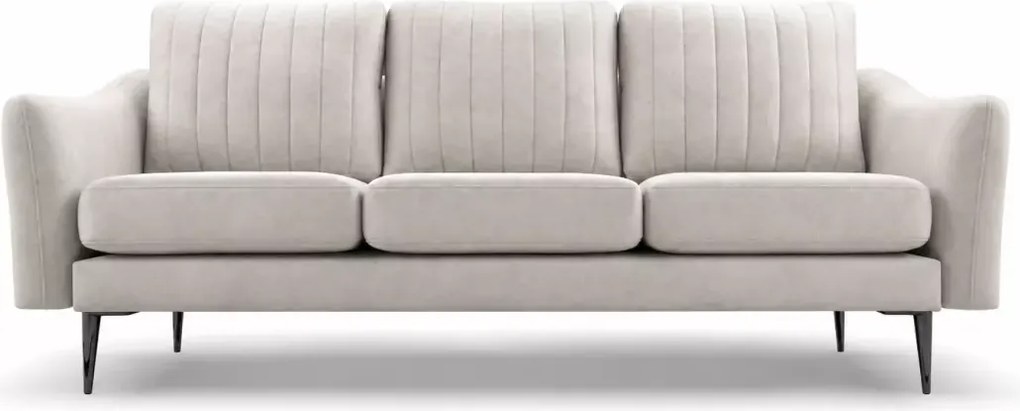 Sofa Valoris 3-osobowa welur – nowoczesna kanapa wolnostojąca do salonu