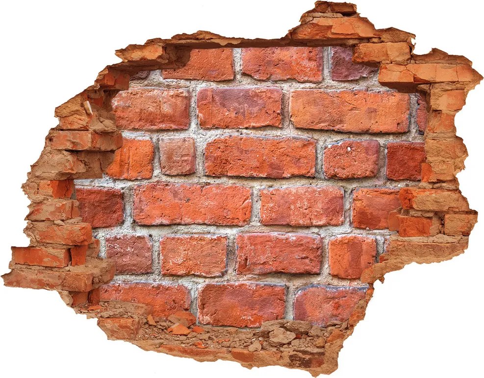 Fototapeta dziura na ścianę Ceglana ściana