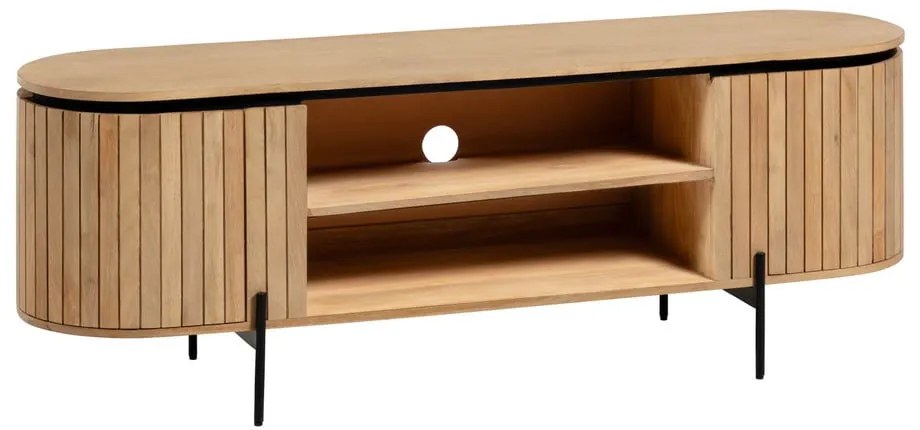 Szafka pod TV z litego drewna mango 160x56 cm Licia – Kave Home