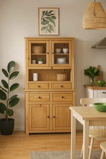 Drewniany kredens w stylu vintage - Romda