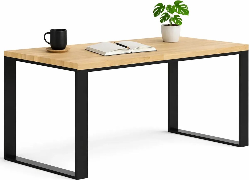 Loftowe metalowe biurko komputerowe 150x70 C0-E12