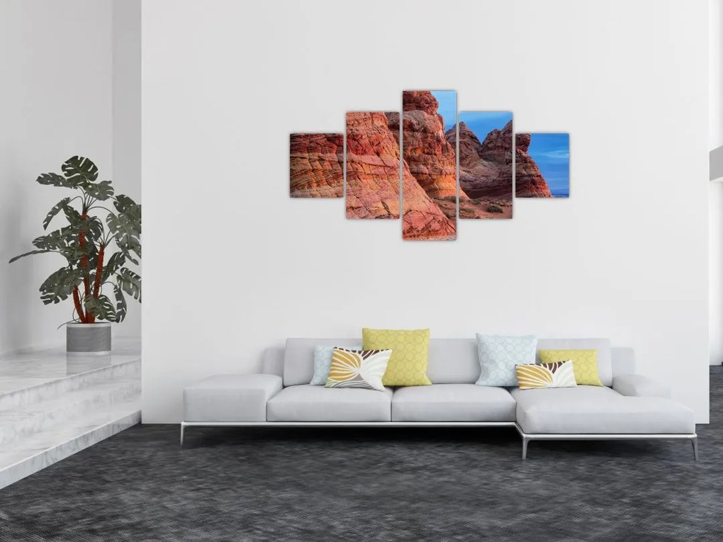 Obraz - Fale klifowe (125x70 cm)