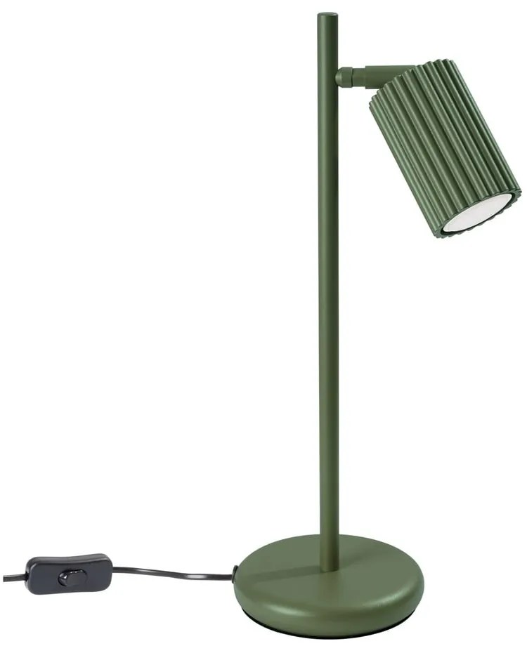 Zielona lampa stołowa (wysokość 43 cm) Gleam – Sollux