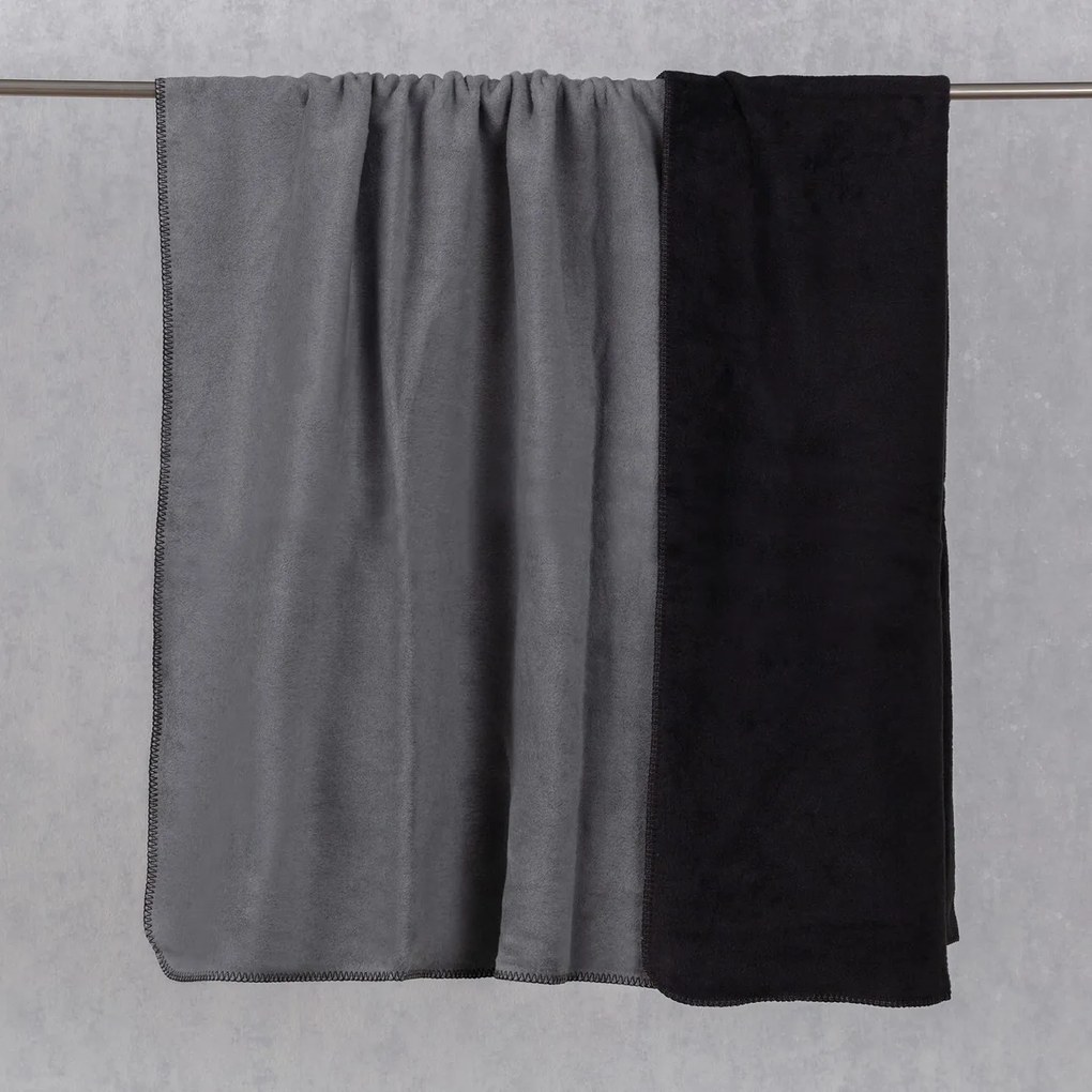 Koc Cosy Home 150x200cm Black&Zinc