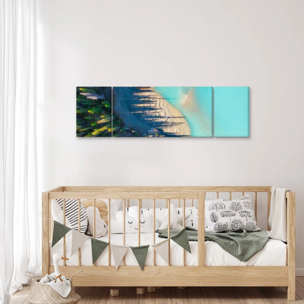 Obraz - Widok na jezioro (170x50 cm)