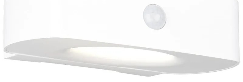 Zewnętrzna solarna lampa ścienna LED (wysokość 6 cm) Bilbao – Trio