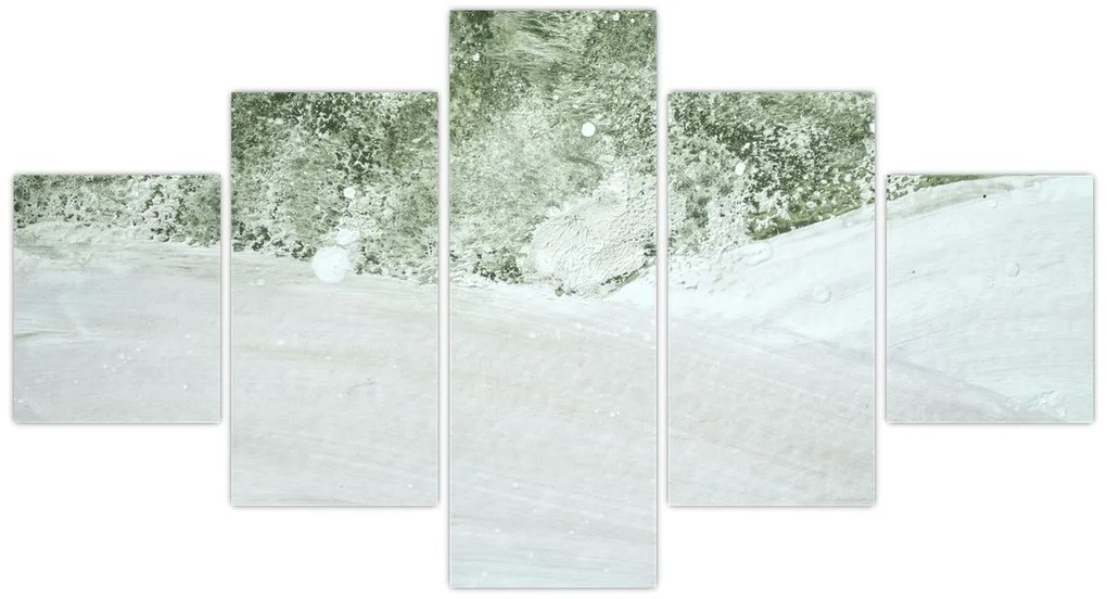 Obraz - Abstrakcja pędzle (125x70 cm)