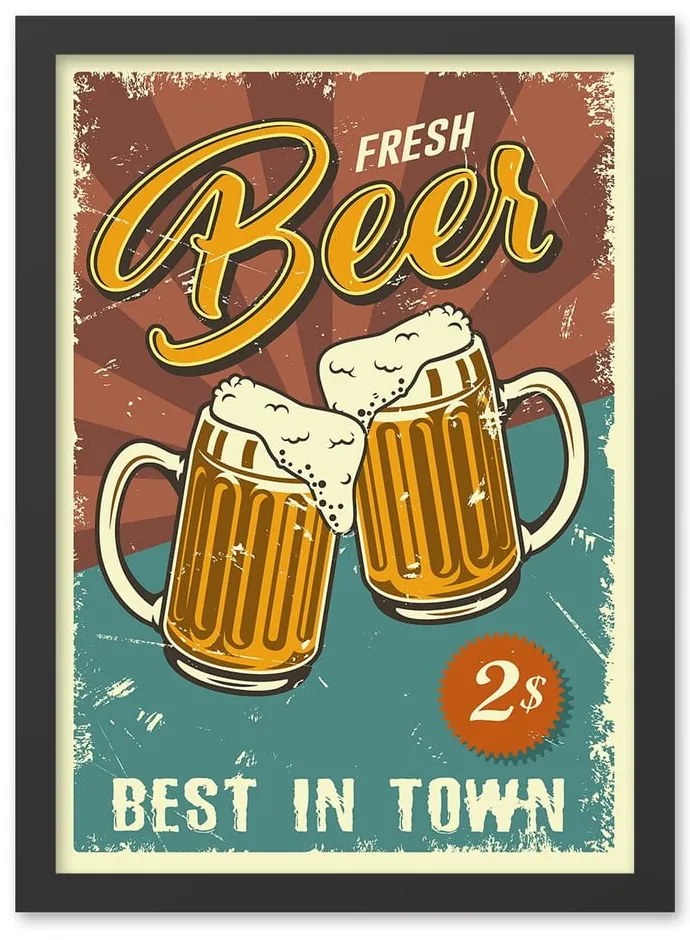 Obraz 40x55 cm Beer – Wallity