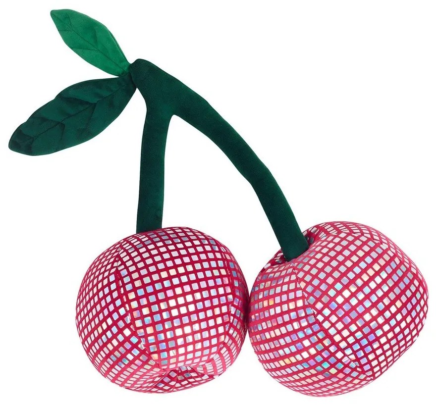 Pluszowa poduszka dekoracyjna 25x30 cm Disco Cherries – Catherine Lansfield