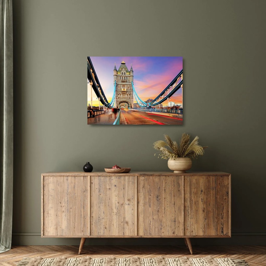 Obraz na szkle - Tower Bridge (70x50 cm)