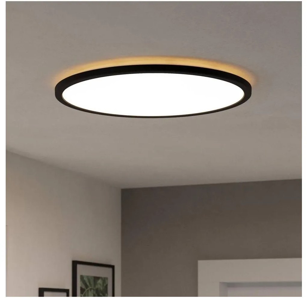 Eglo 901441-LED Plafon łazienkowy ROVITO 16,8W/230V pr.50cm IP44 czarny